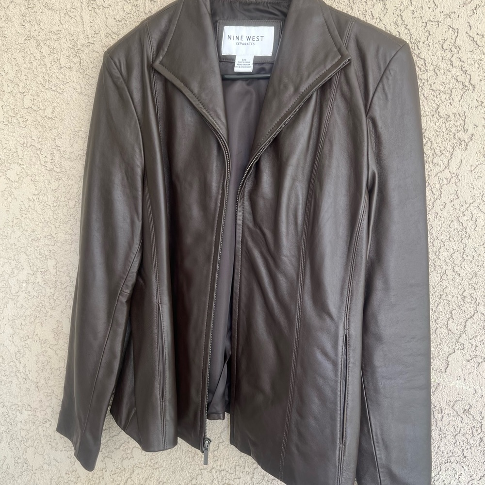 Nine West Separates Leather Jacket!!! - image 1